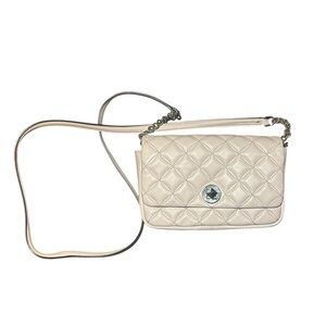Kate Spade Pink Quilted Leather Natalia Turn Lock Crossbody Bag